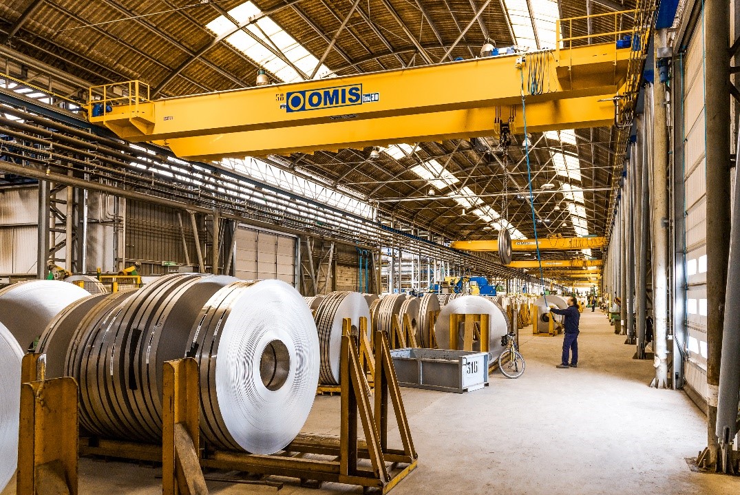 Double girder electric overhead travelling crane -OMIS ITALY